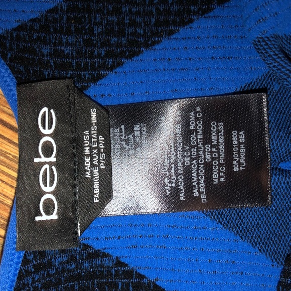 BEBE | STRIPED NYLON DRESS - Picture 4 of 5